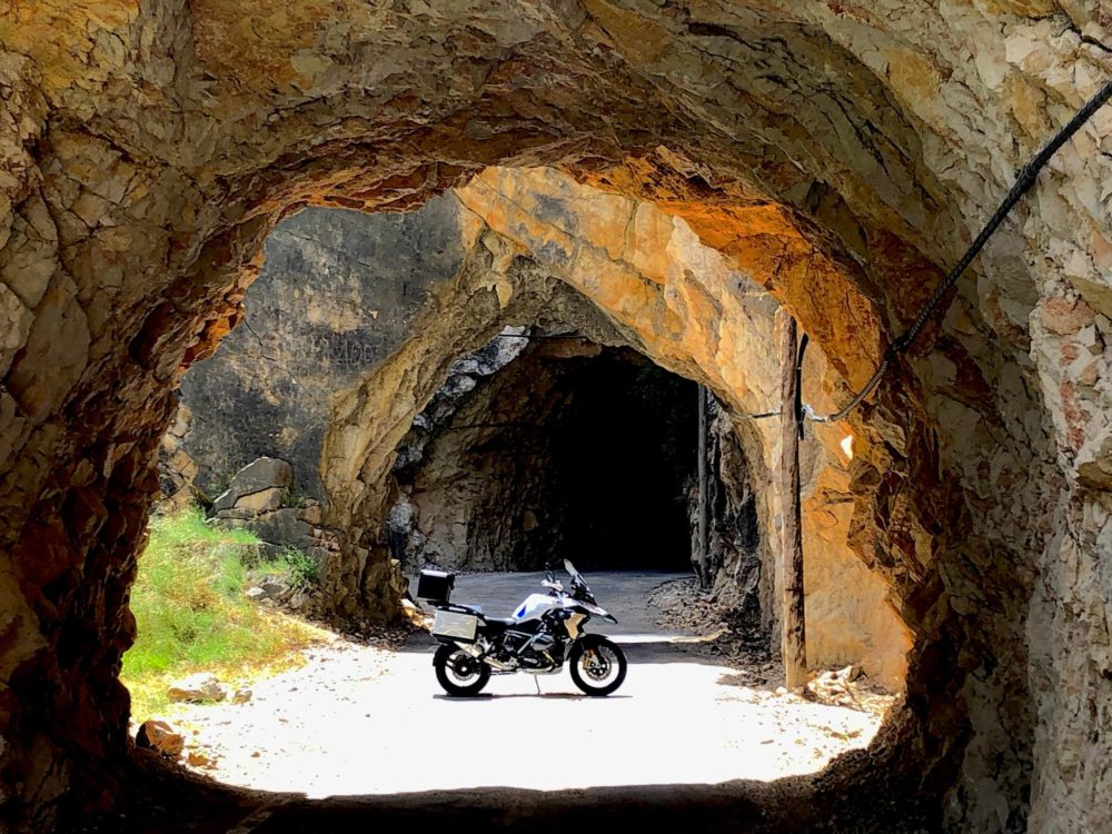 silent route motorcycle road