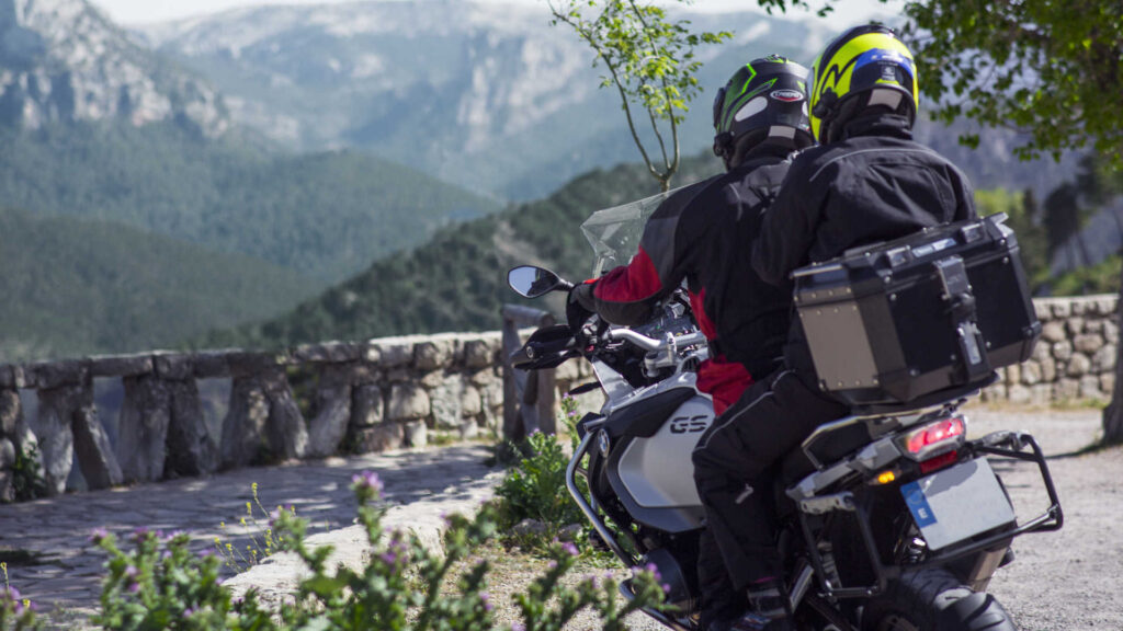 motorcycle adventure in Spain.